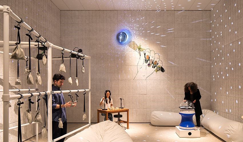 Weird Sensation Feels Good: The World of ASMR, Installation View, 2022. Courtesy of The Design Museum