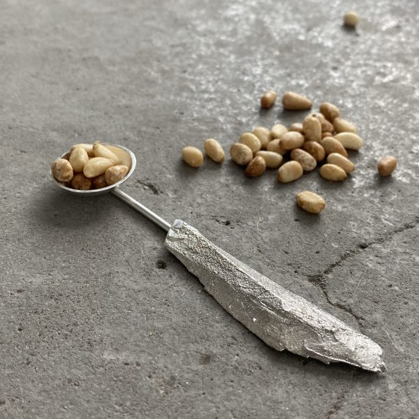 Cast Wood Chip Serving Spoon