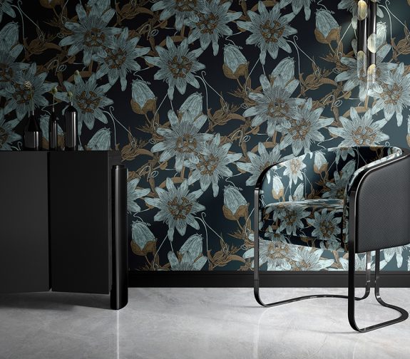 Neotropical Passion Wallpaper and Chair
