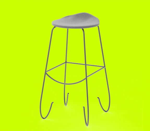 Glosbe Stool in Woolymer
