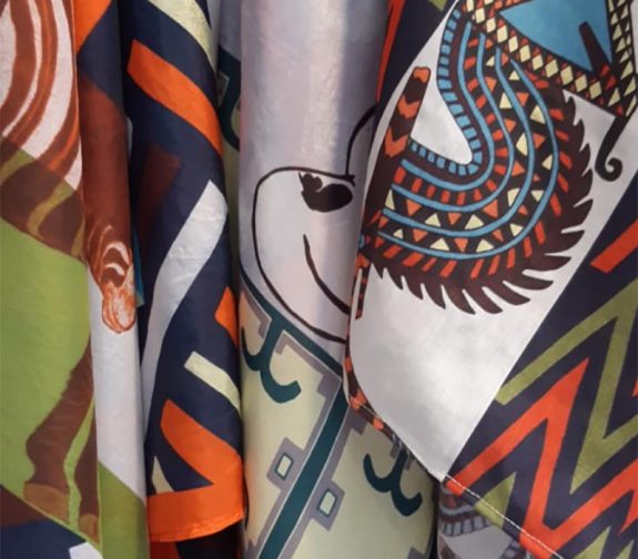 The Power of African Culture - Printed Fabric Detail